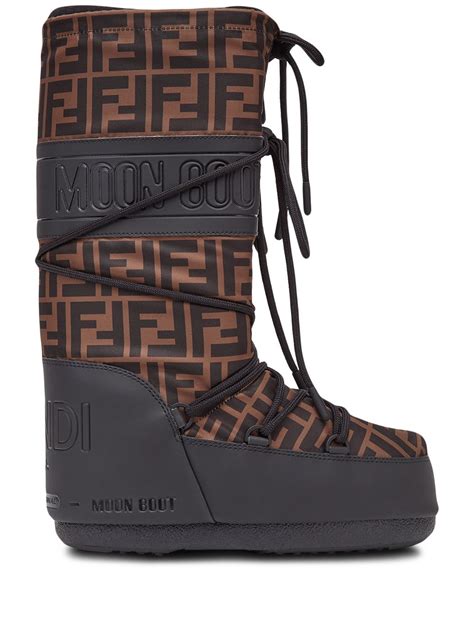 fendi white croc boots|fendi moon boots.